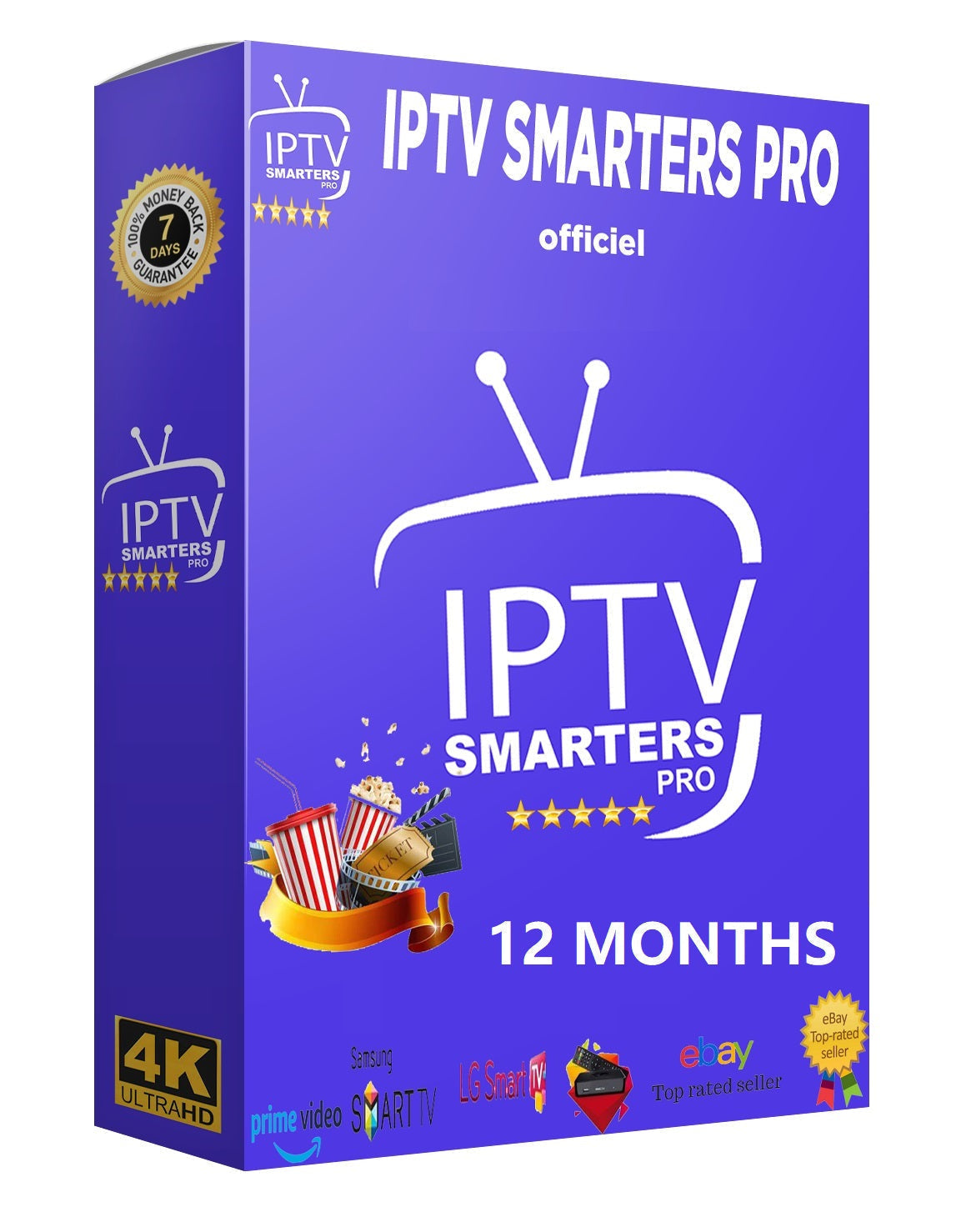 IPTV - IPTV SMARTERS PRO - SMARTERS PLAYER LITE - اشتراك لمدة 12 شهرًا