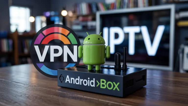 Représentation visuelle du processus étape par étape pour installer un VPN sur une box Android TV X96