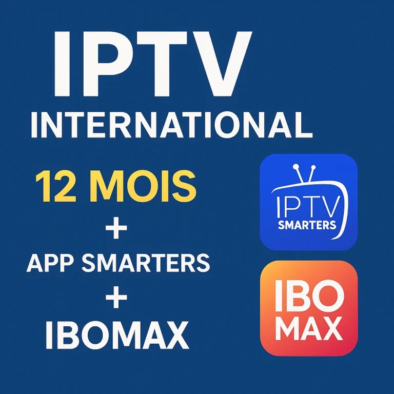 eune homme regarde la TV en direct sur l’application IPTV Smarters depuis son smartphone – ambiance moderne et internationale